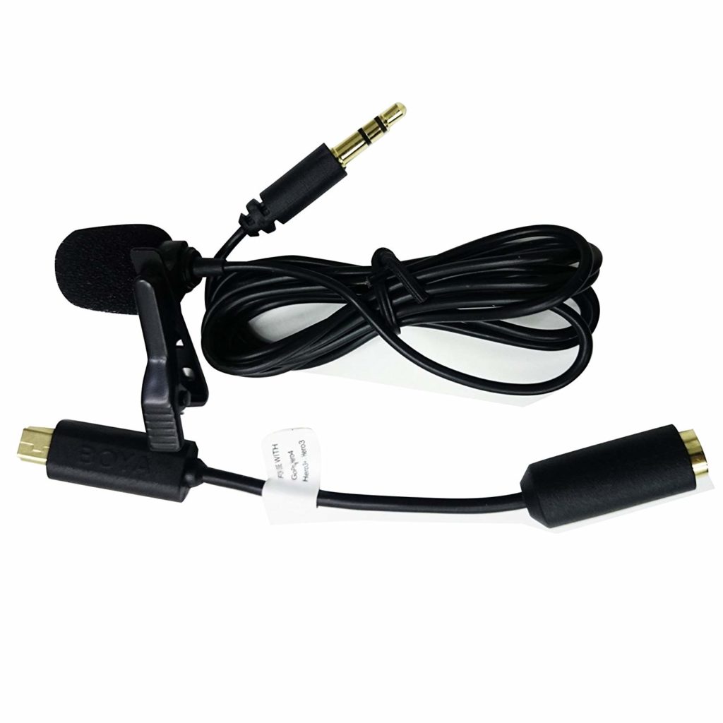 Microfone de Lapela Boya By-lm20 para Câmeras