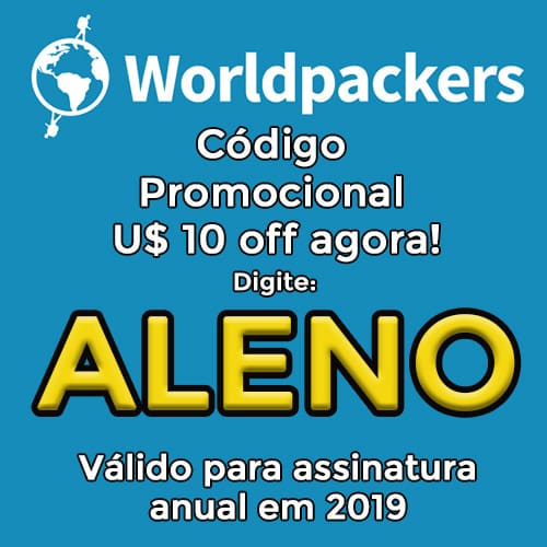 cupom de desconto worldpackers 2019 2020