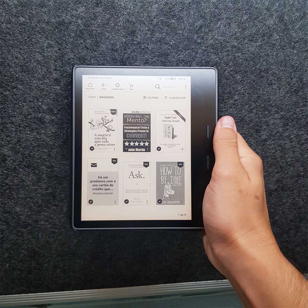 kindle oasis preço